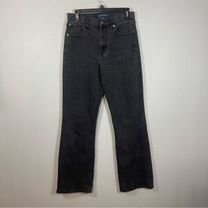 Aéropostale 90s Super High Rise Bootcut Jeans High Waist Retro Y2K Black Denim 8